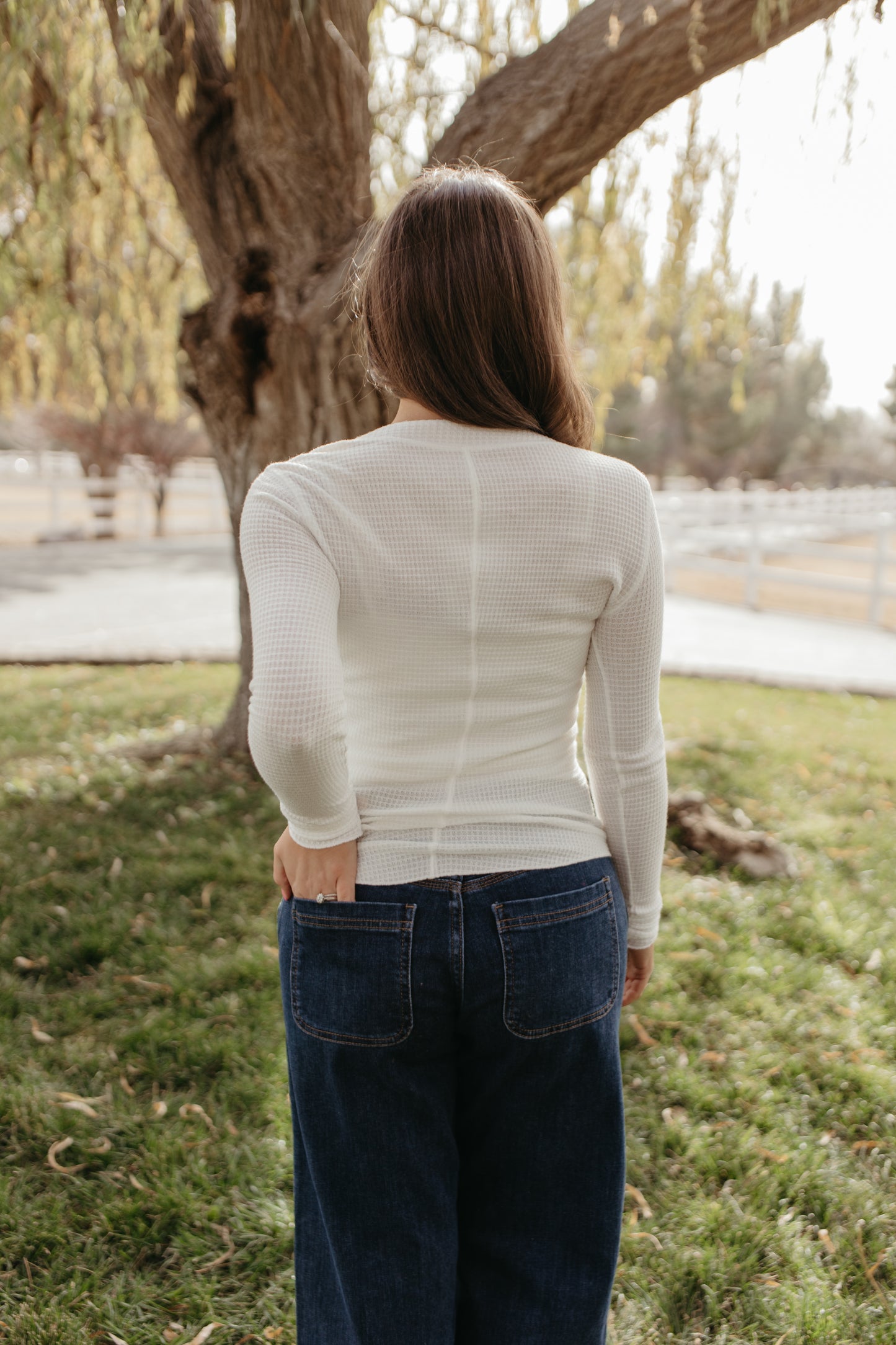 FREE PEOPLE GOING PLACES CARDI IN IVORY
