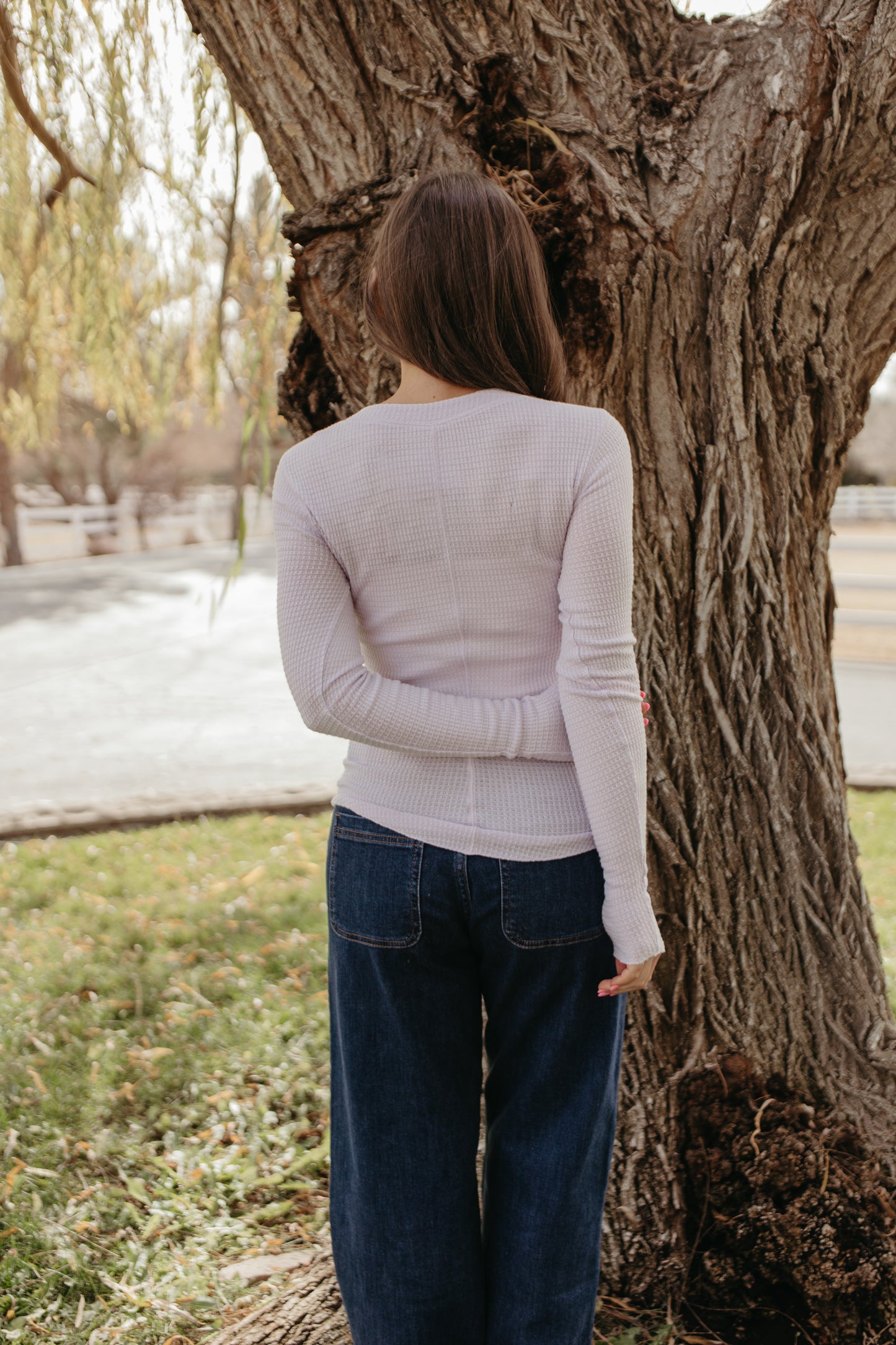 FREE PEOPLE GOING PLACES CARDI IN LAVENDER ICE