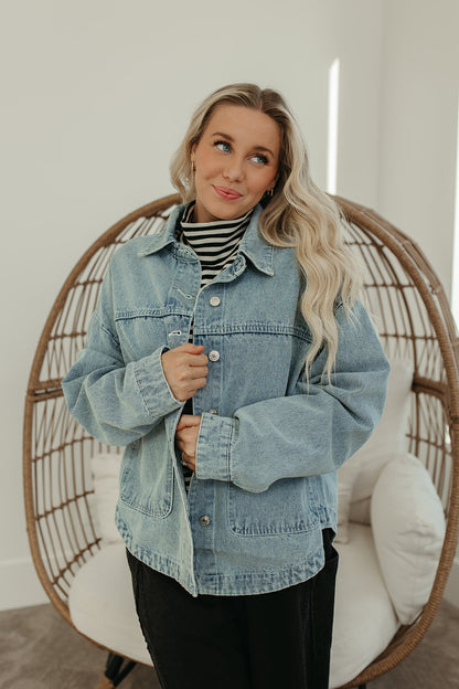 THE LENNOX JEAN JACKET IN LIGHT