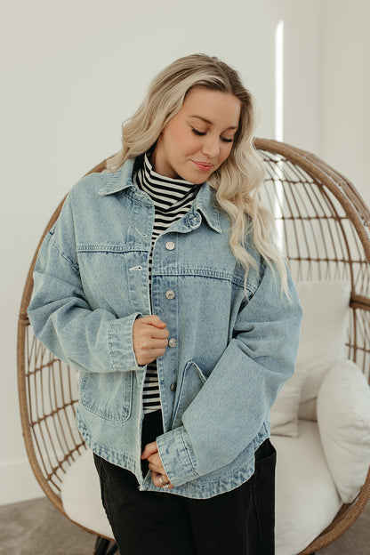 THE LENNOX JEAN JACKET IN LIGHT