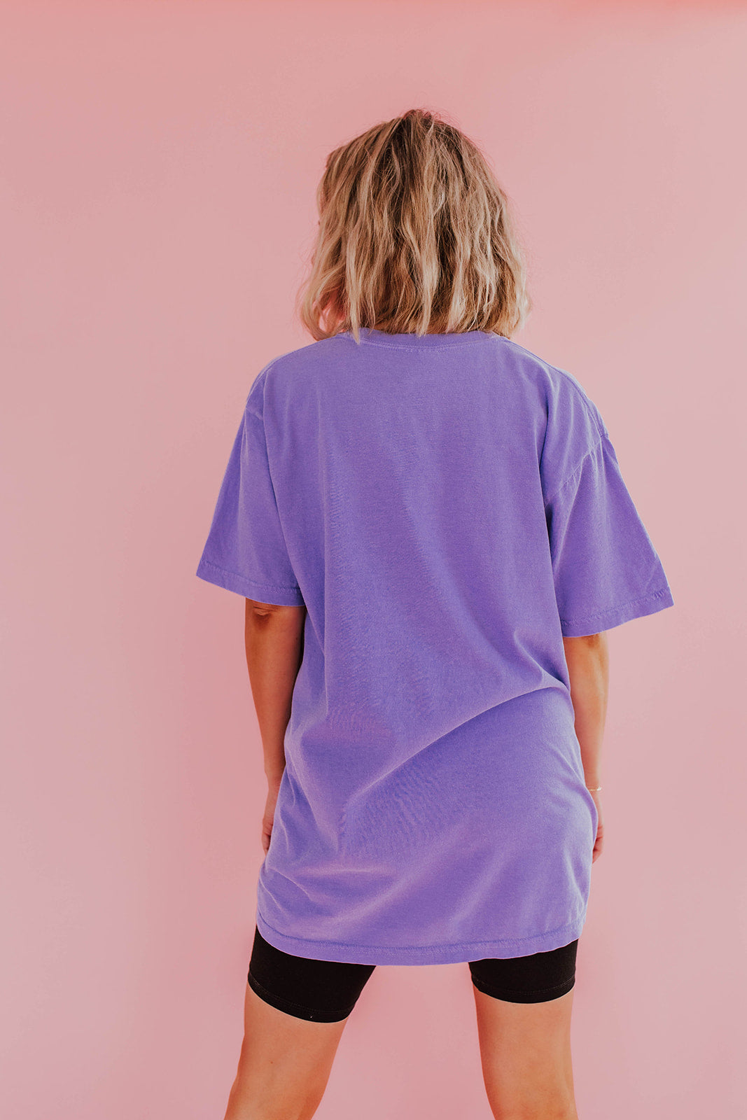 THE MASTERMIND HOLOGRAPHIC TEE IN VIOLET BY PINK DESERT