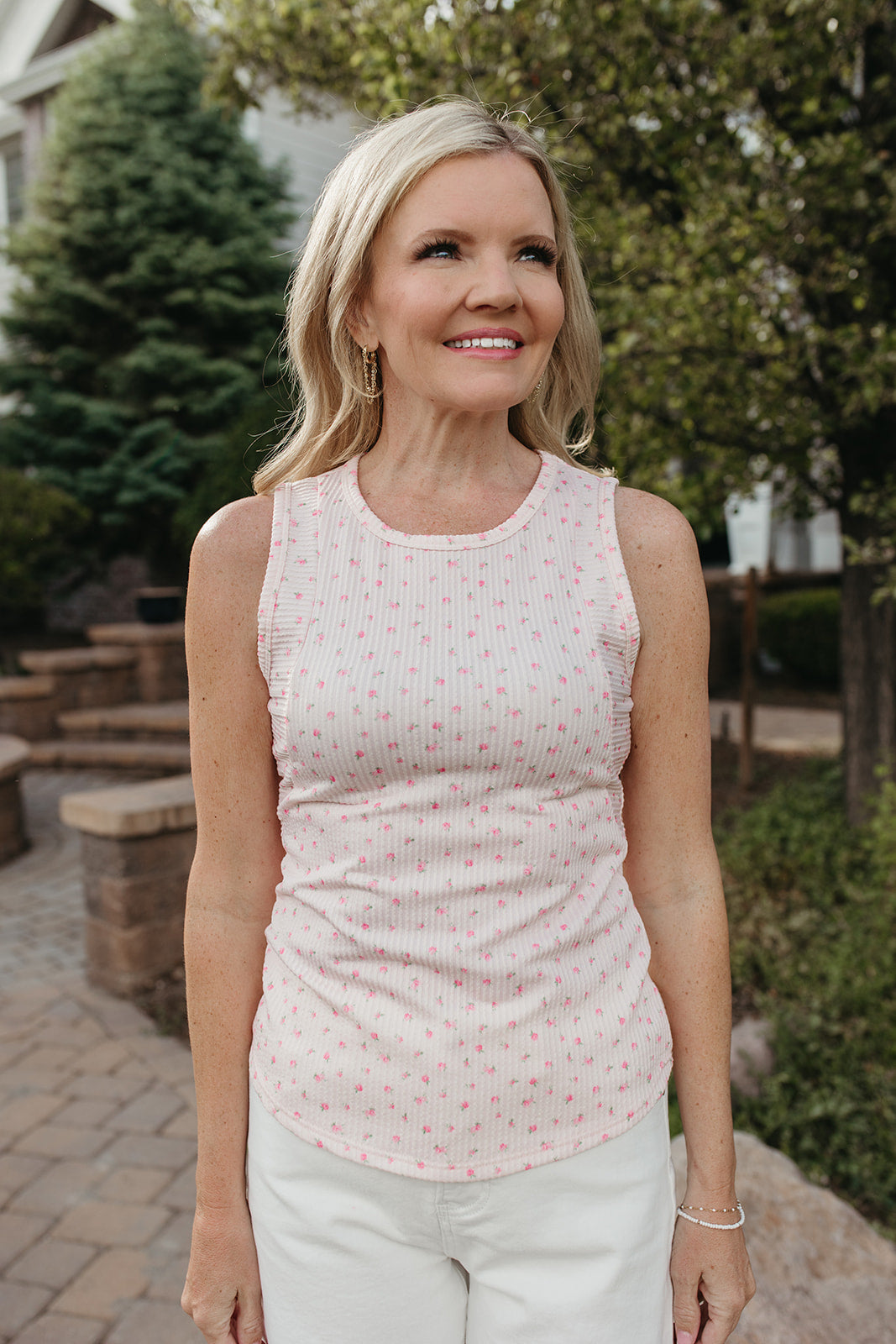 THE LOTTIE FLORAL TANK