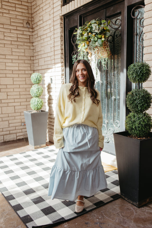 THE CAMPBELL CARDIGAN IN BUTTER