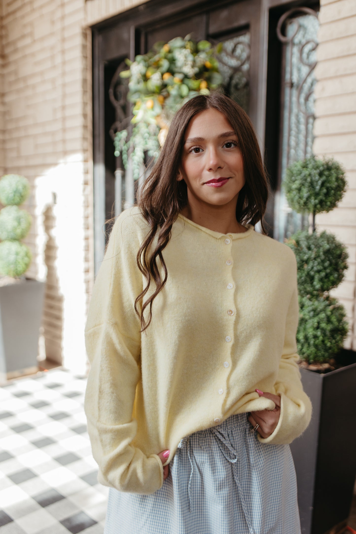 THE CAMPBELL CARDIGAN IN BUTTER