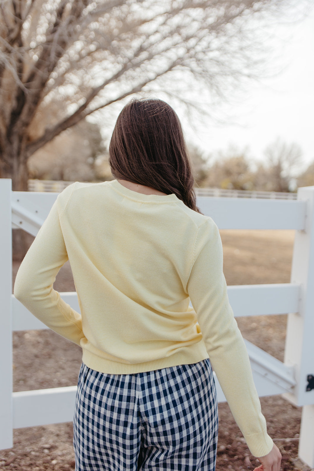 THE ROSALIE SOFT KNIT PULLOVER IN YELLOW