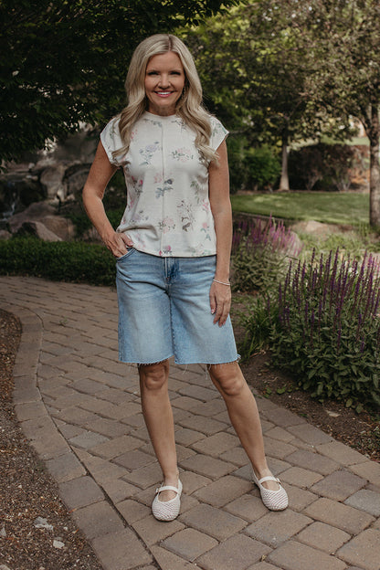 THE CORALINE FLORAL TOP
