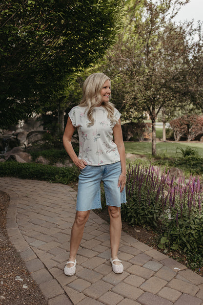 THE CORALINE FLORAL TOP