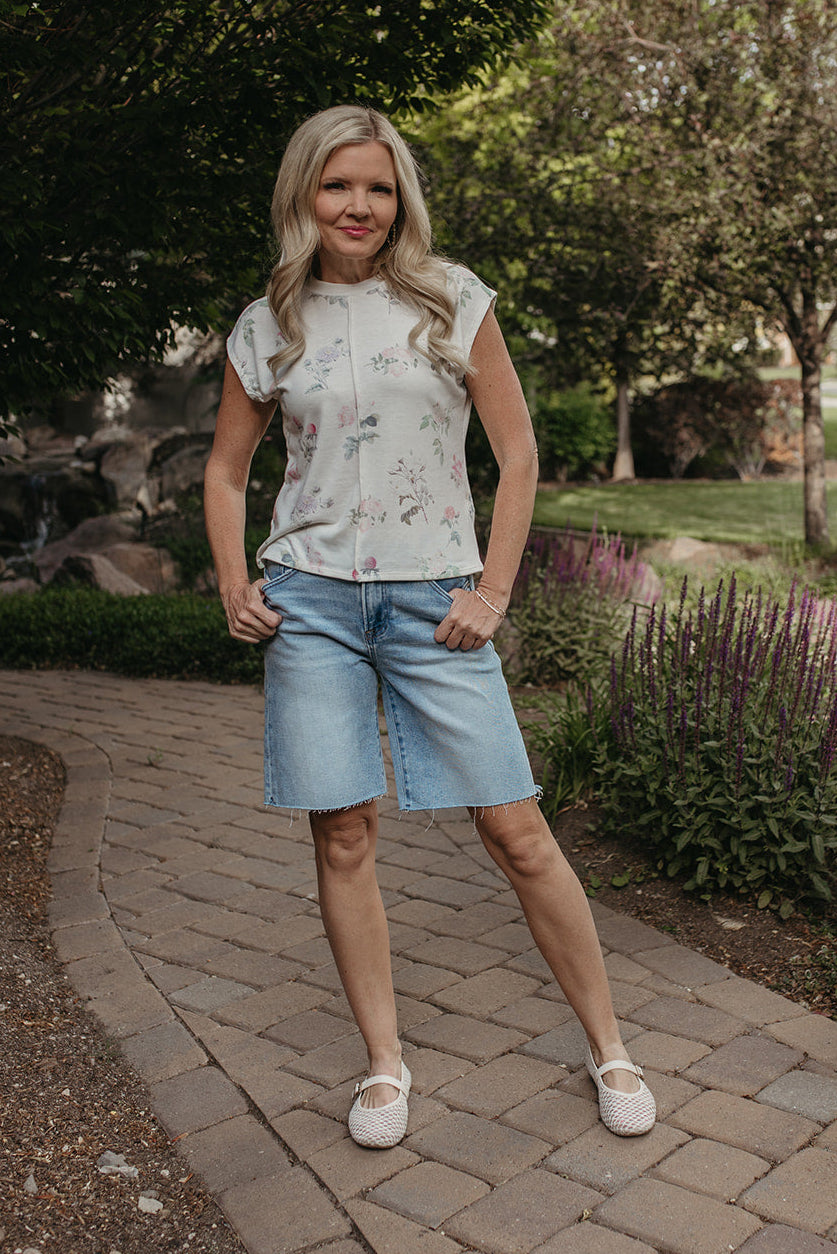 THE CORALINE FLORAL TOP