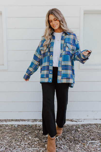 THE HAILEE SHACKET IN BLUE PLAID