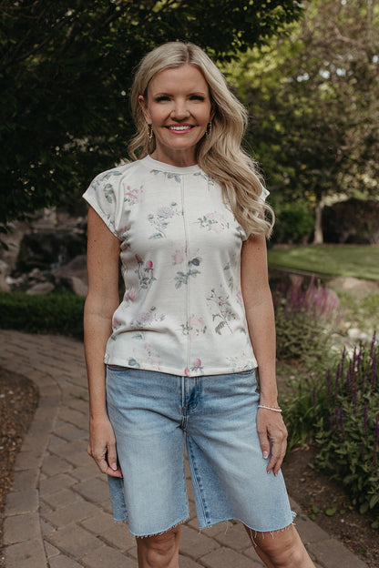 THE CORALINE FLORAL TOP