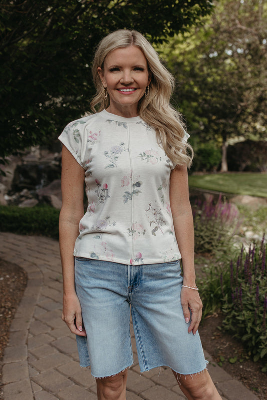 THE CORALINE FLORAL TOP