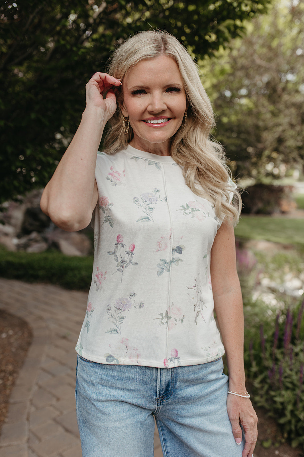 THE CORALINE FLORAL TOP