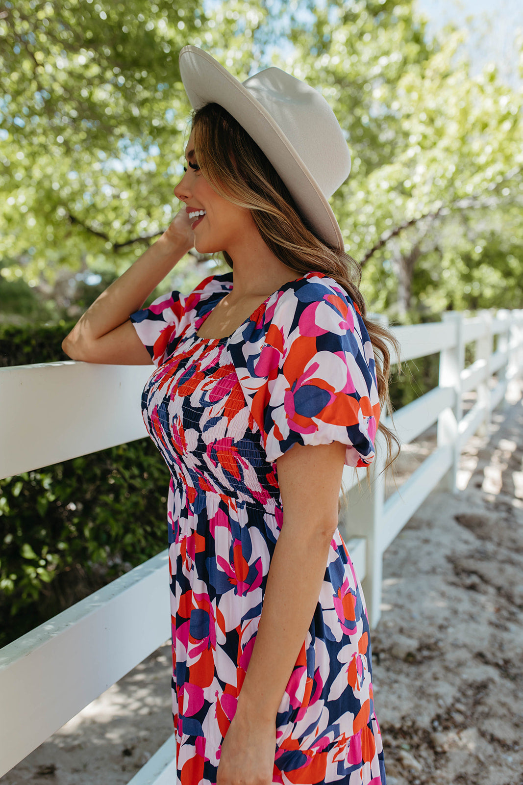 THE MAGNOLIA FLORAL DRESS BY PINK DESERT