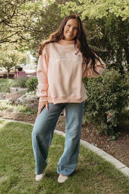 THE BLESSED PINK MOCK NECK