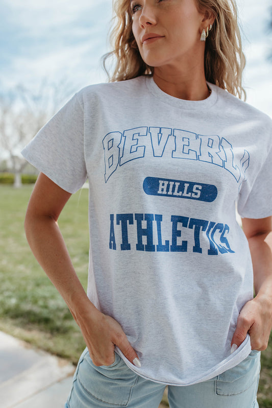 THE BEVERLY HILLS ATHLETICS OVERSIZED GRAPHIC IN GREY