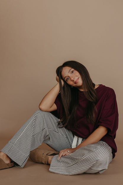 THE TASON DRAWSTRING JEANS IN BLACK