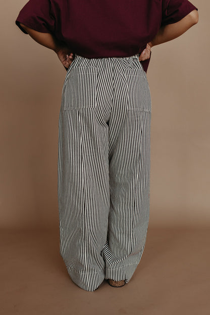 THE TASON DRAWSTRING JEANS IN BLACK