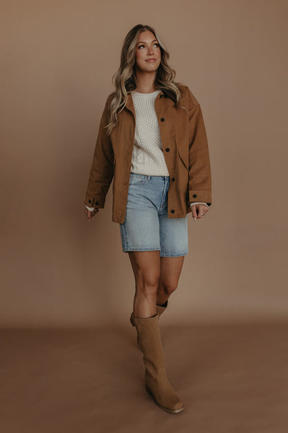 THE KOVEN BARN JACKET IN BROWN