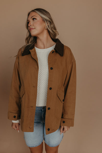 THE KOVEN BARN JACKET IN BROWN