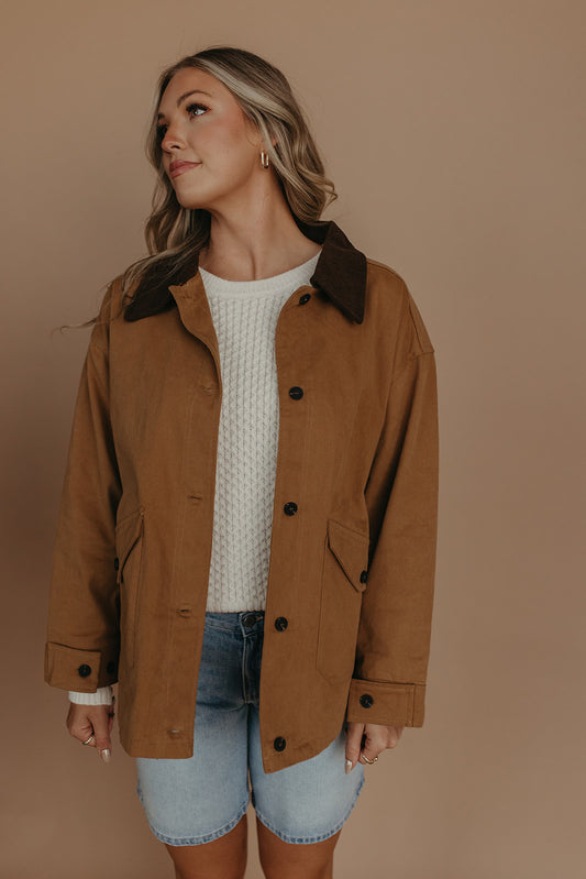 THE KOVEN BARN JACKET IN BROWN