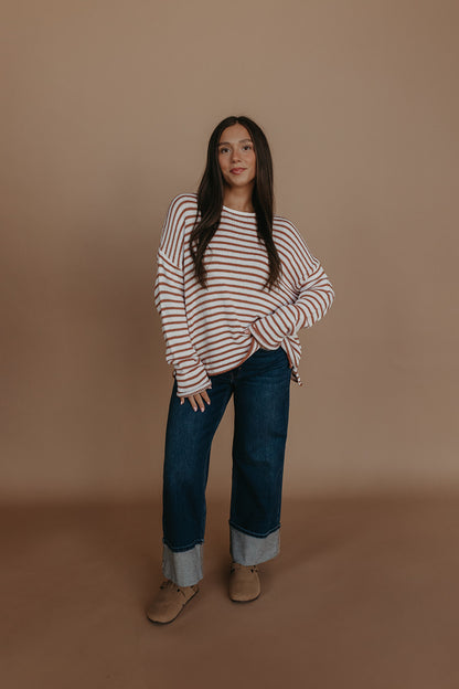 JBD PETITE CUFFED WIDE LEG JEANS IN DARK DENIM