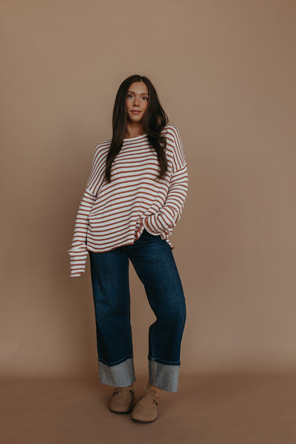 JBD PETITE CUFFED WIDE LEG JEANS IN DARK DENIM