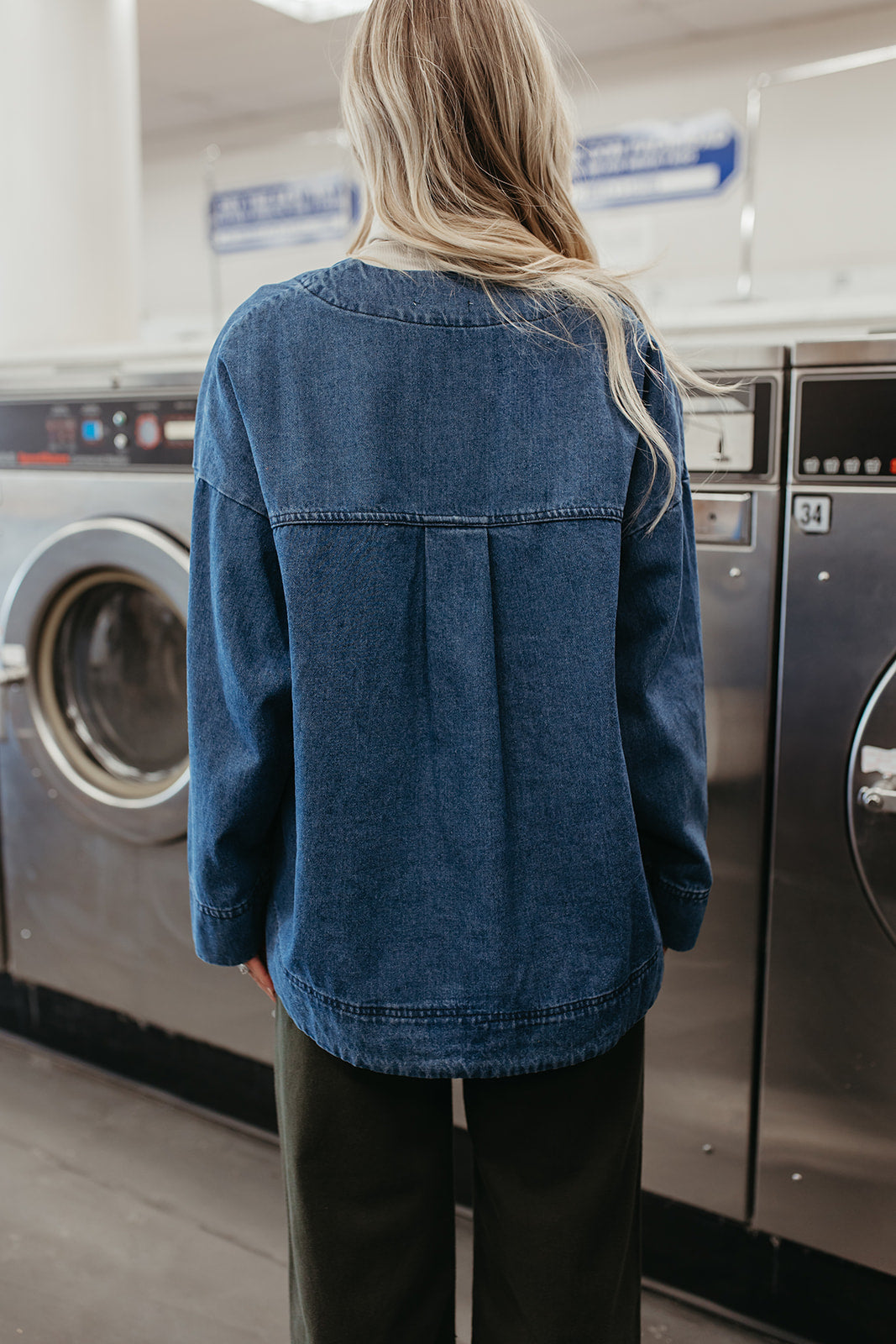 Denim Jacket Jacket Washing Machine Deslimale Women's Oversized
