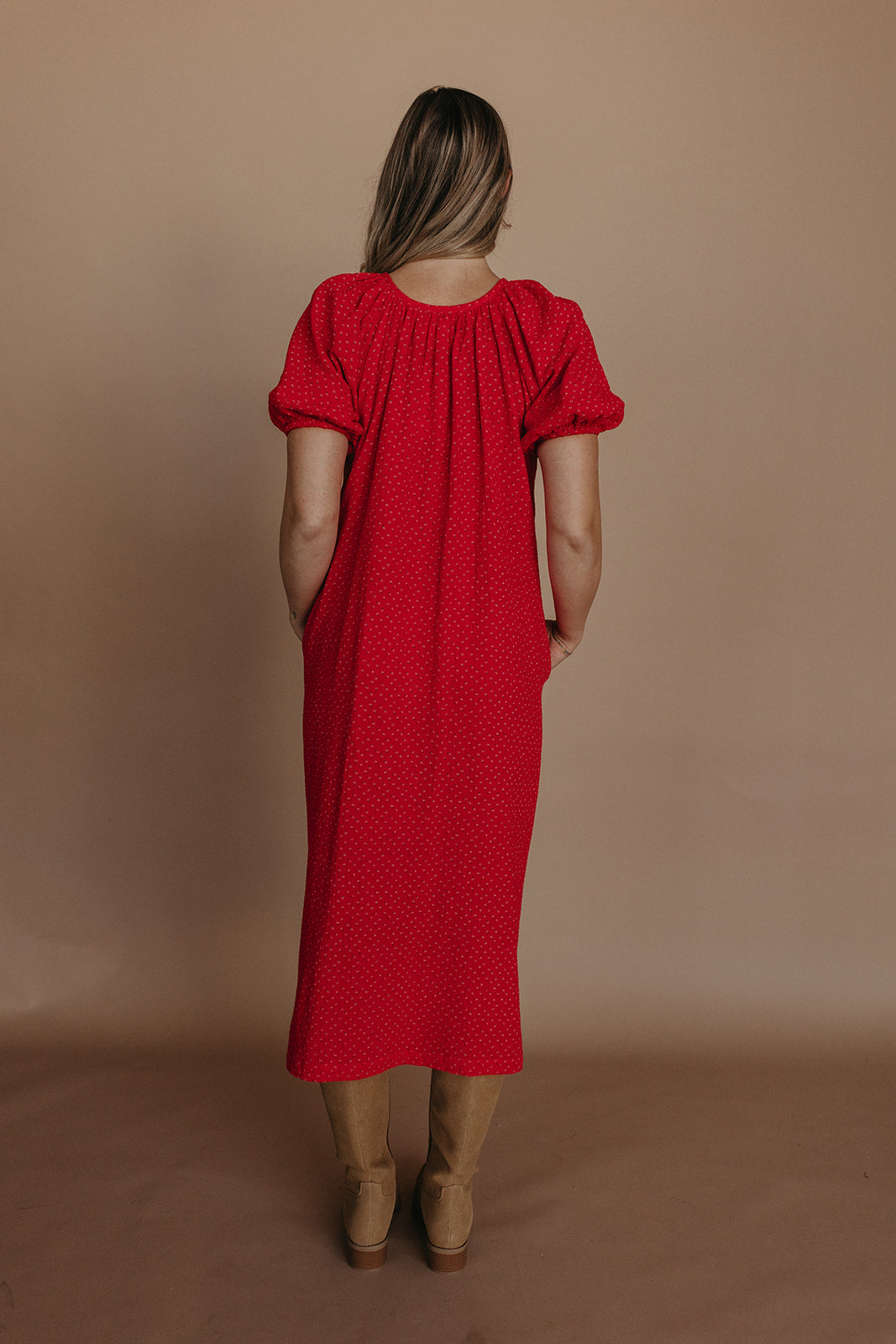 THE ROSALEE FLORAL MAXI IN RED