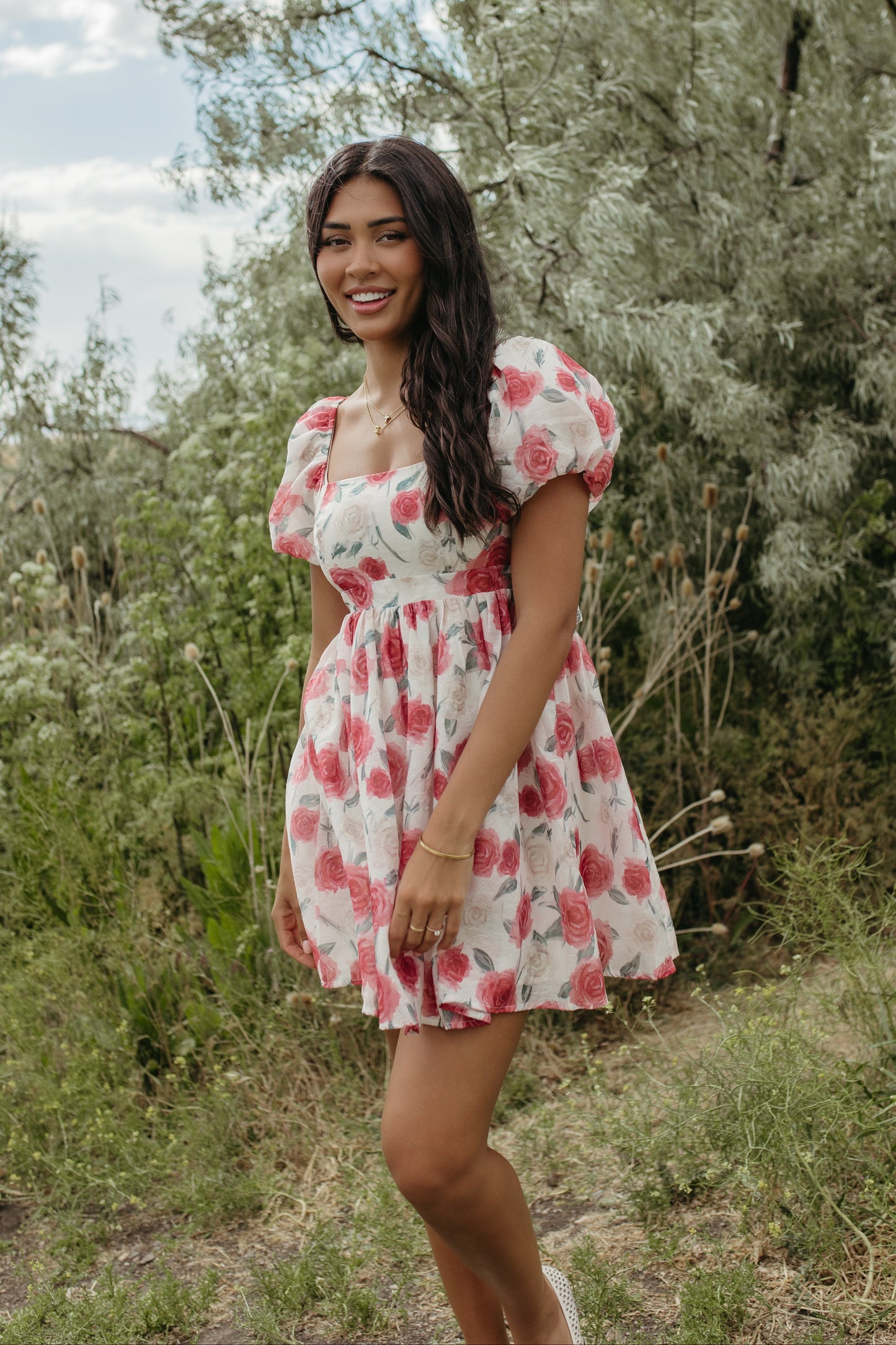 THE VANESSA ROSE PRINT DRESS