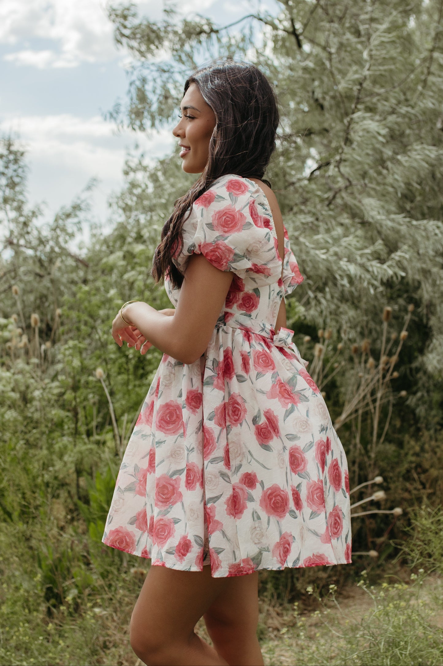 THE VANESSA ROSE PRINT DRESS