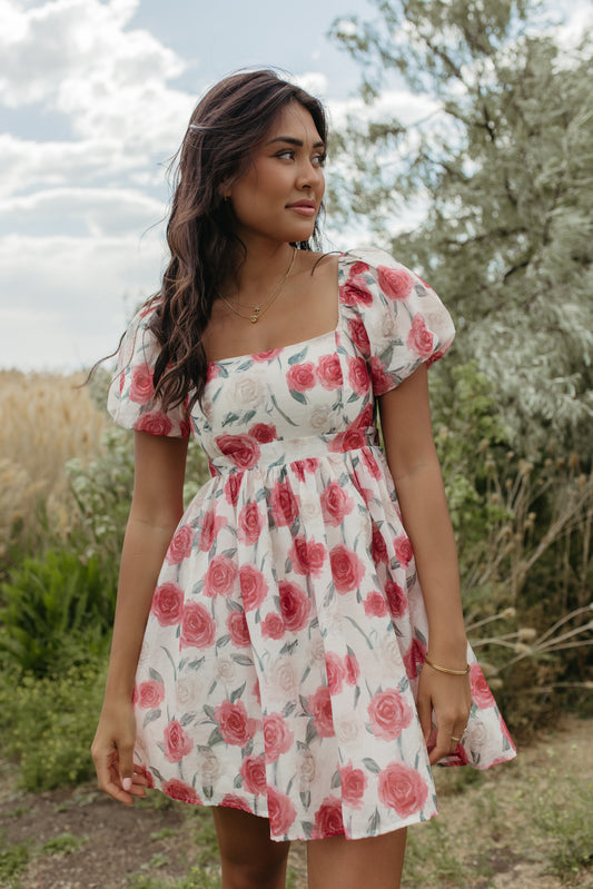 THE VANESSA ROSE PRINT DRESS