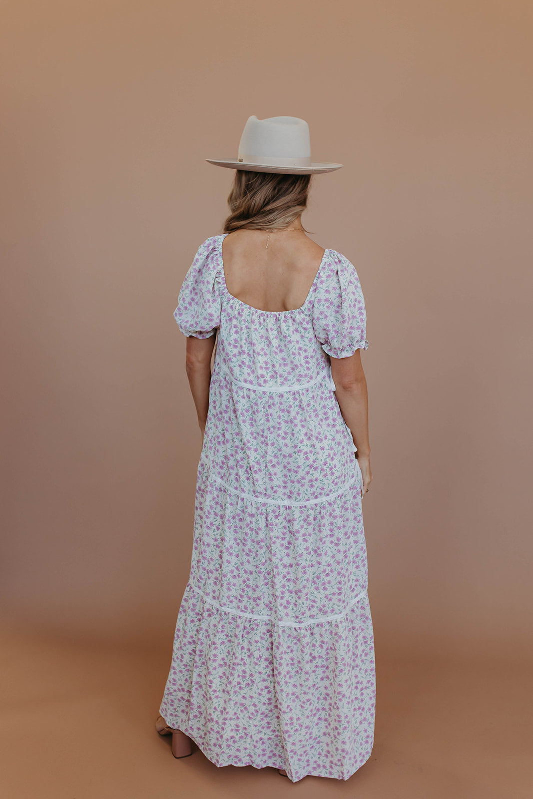 THE LIANE RIBBON DRESS IN LILAC FLORAL