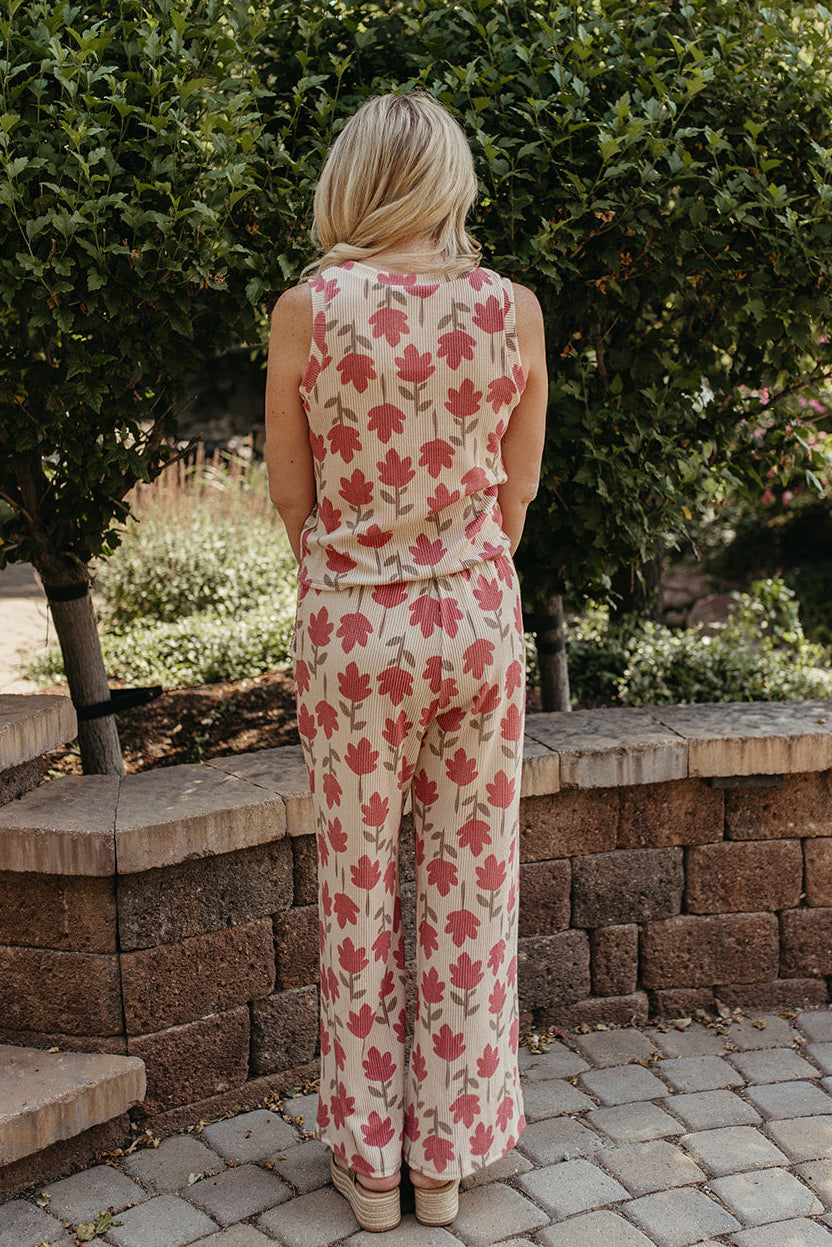 THE YARETZI FLORAL WIDE LEG SET
