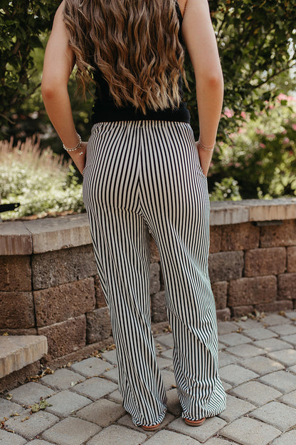 THE ARLO STRIPE WIDE LEG PANTS