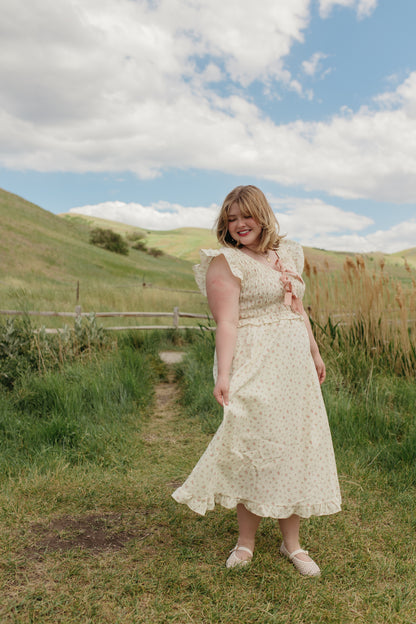 THE WRENLEIGH FLORAL SMOCKED DRESS