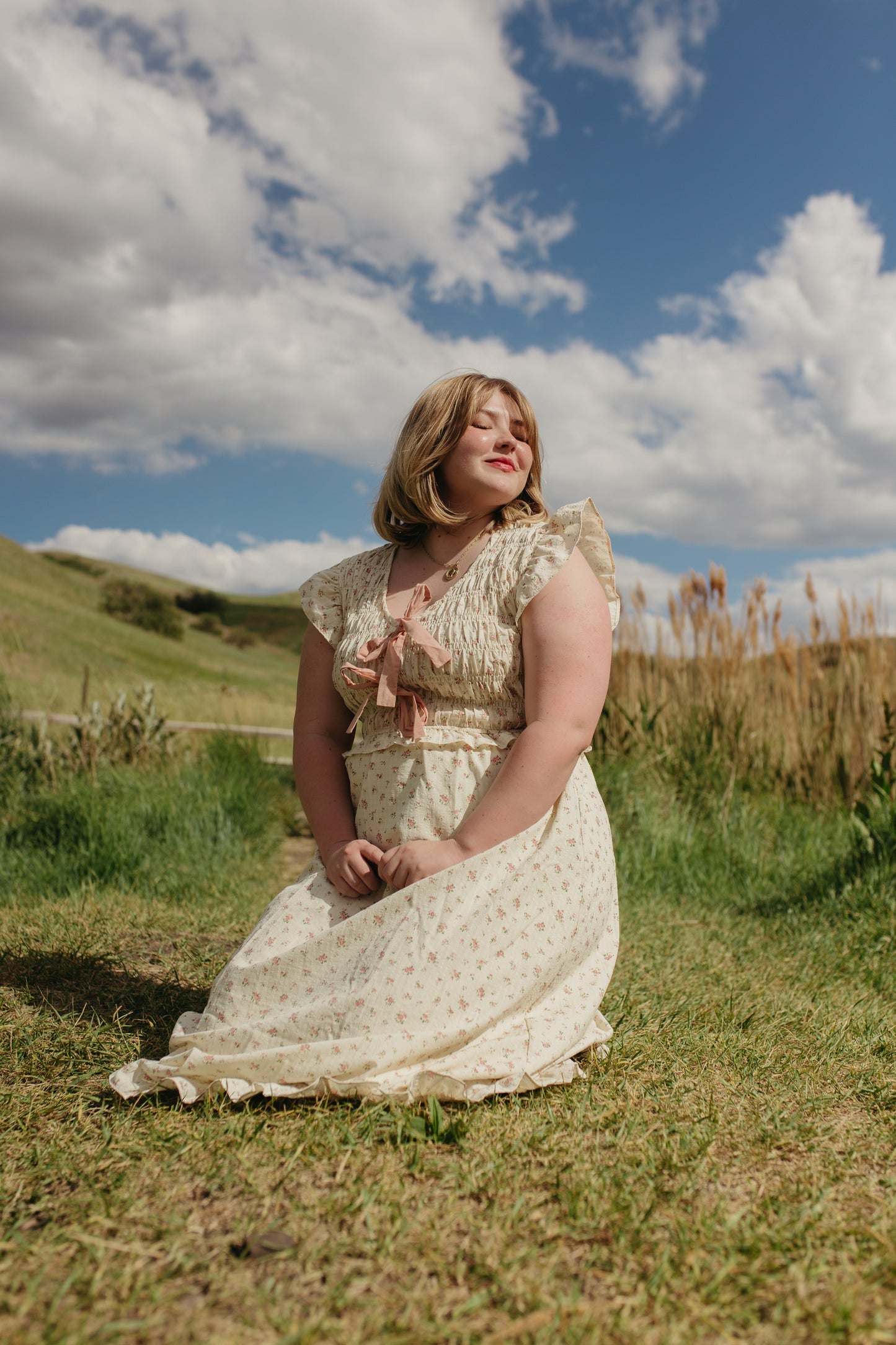 THE WRENLEIGH FLORAL SMOCKED DRESS