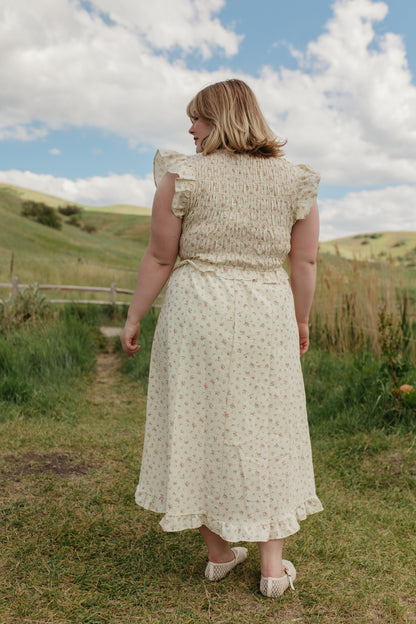 THE WRENLEIGH FLORAL SMOCKED DRESS