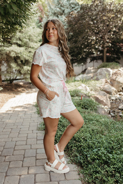 THE EDDA PINK FLORAL SET