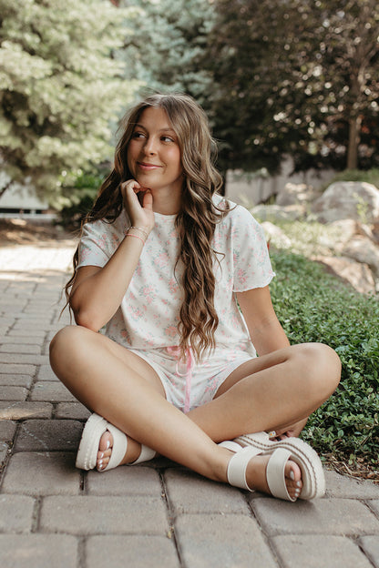 THE EDDA PINK FLORAL SET