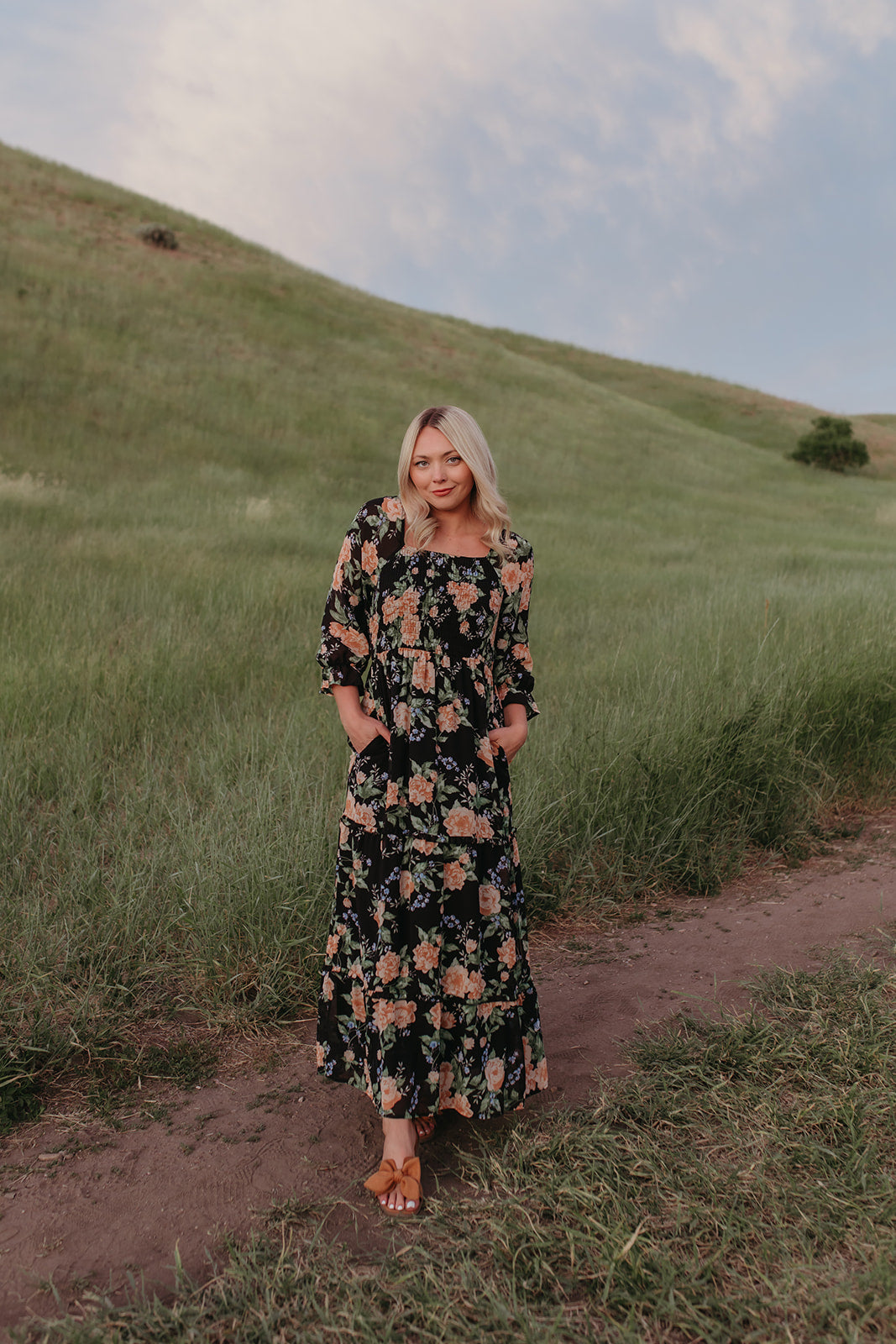 Black floral fall maternity friendy dresses for women | PINK DESERT XXX-Large Black floral fall maternity friendy dresses for women | PINK DESERT XXX-Large