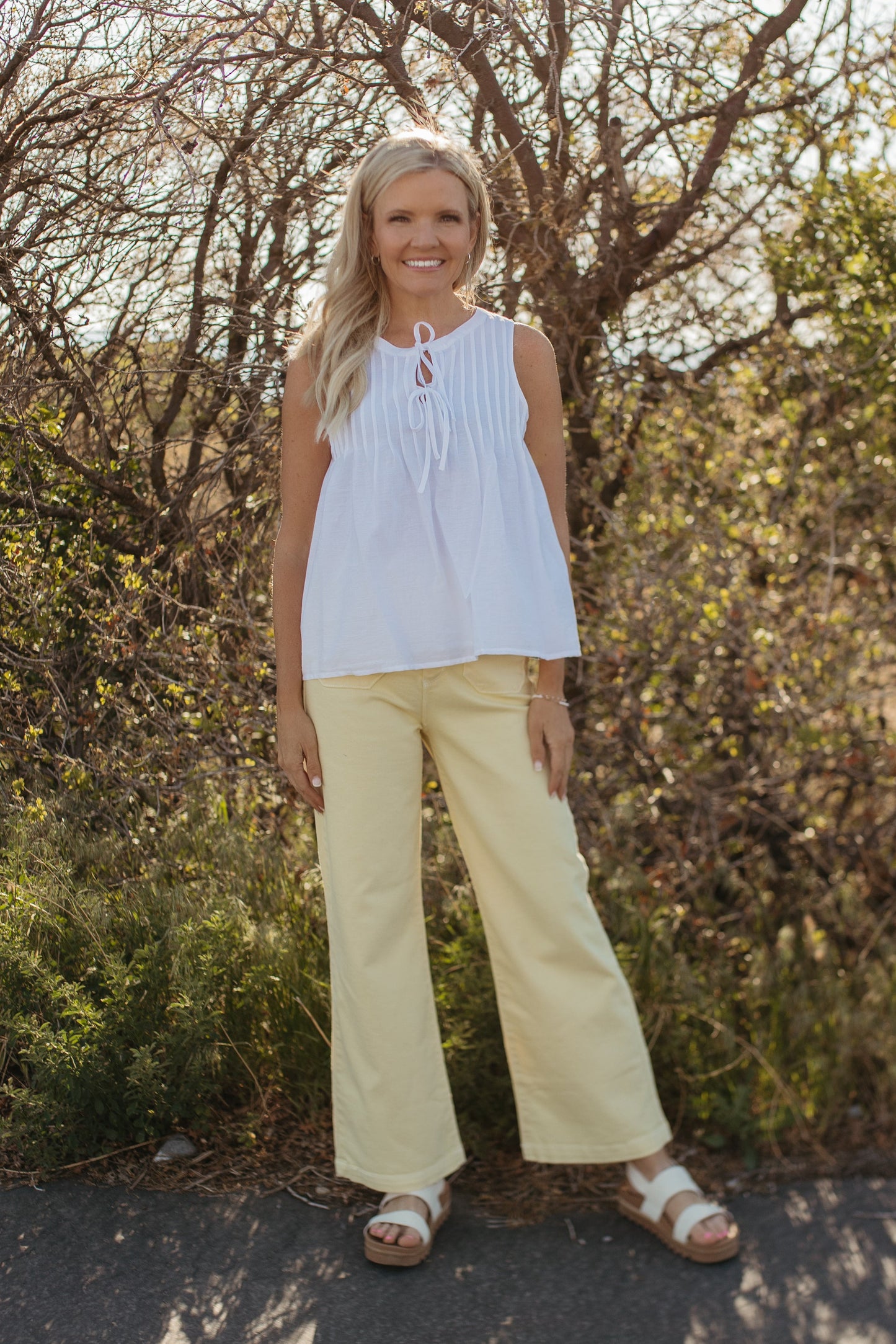 JBD WIDE LEG JEANS IN SUNSHINE