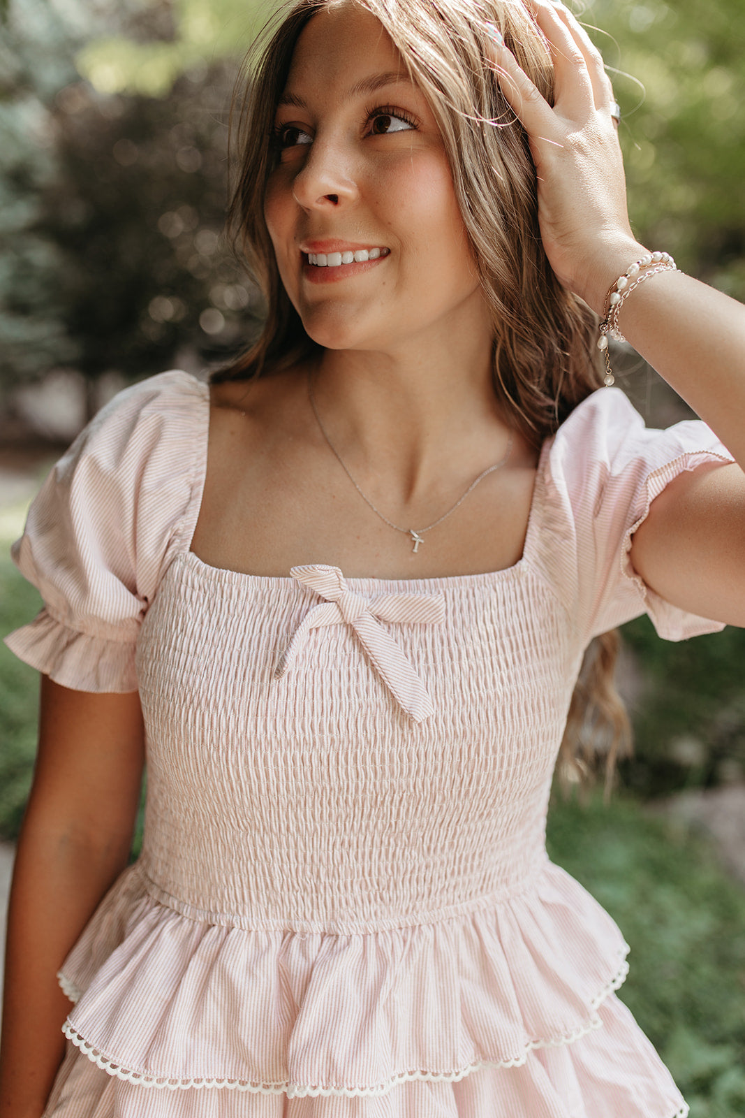 ruffles dress Matilde White Ruffle Detail Maxi Dress