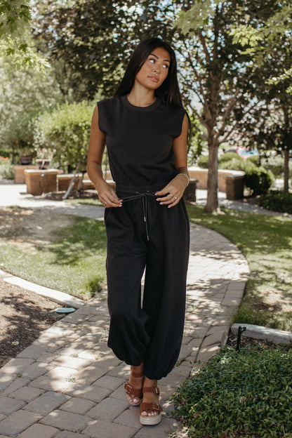 THE ESMA BLACK JUMPSUIT