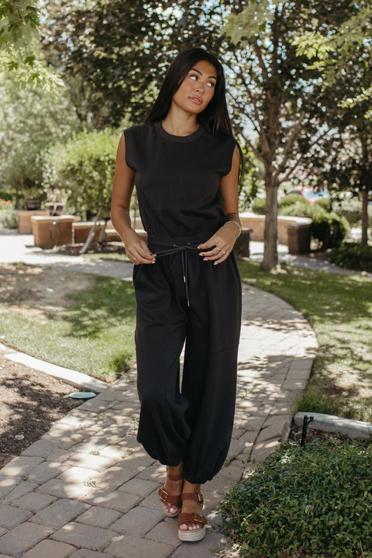 THE ESMA BLACK JUMPSUIT