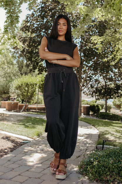 THE ESMA BLACK JUMPSUIT