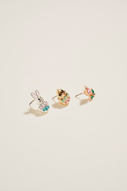 THE SPRING AND EASTER EARRING SET IN GOLD