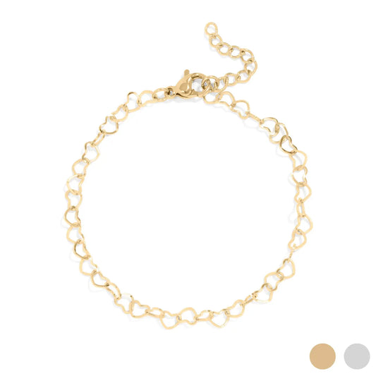 THE HEART CHAIN BRACELET