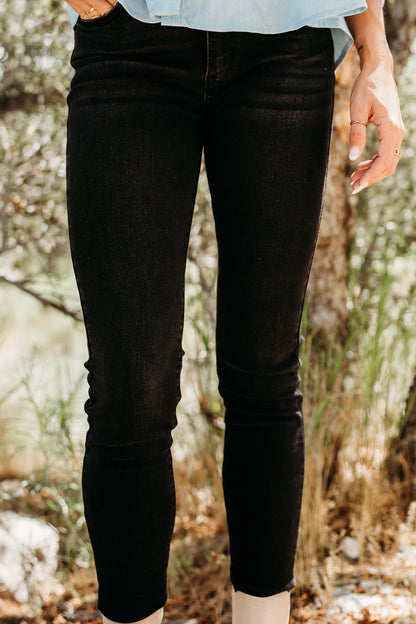 THE WYOMING HIGH RISE JEANS IN WASHED BLACK