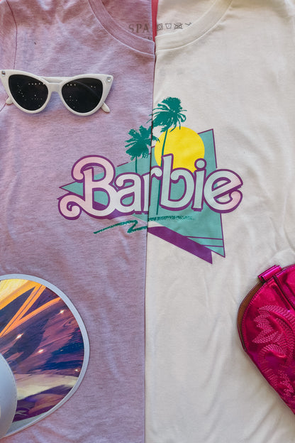 THE BARBIE DREAM HOUSE GRAPHIC TEE IN LILAC