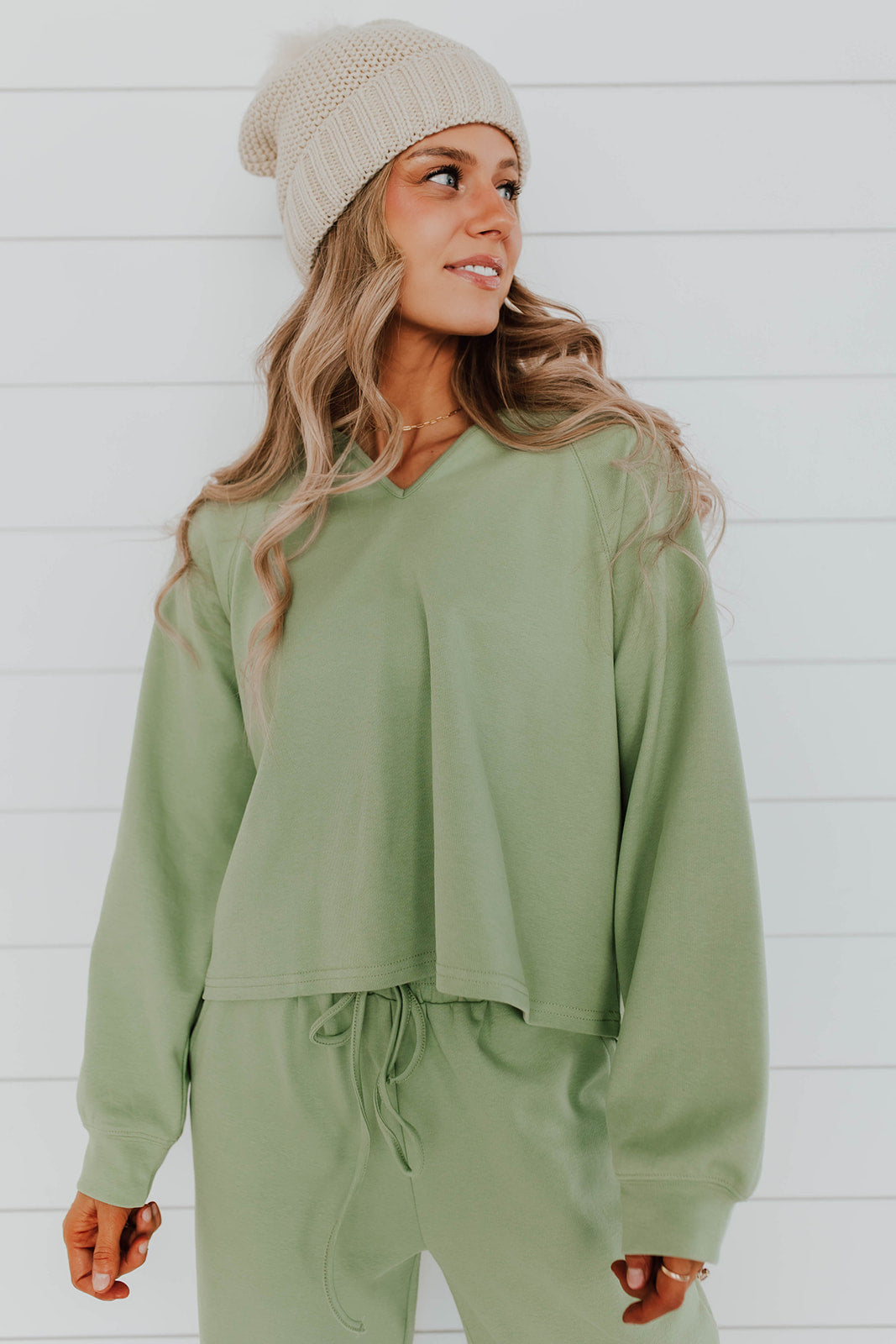 Light olive green sweatshirt store